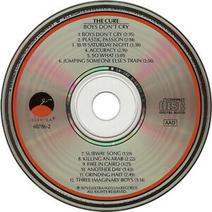 DISC ONLY - Boys Don't Cry by The Cure (CD, 1988, Elektra)