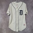 Rare Vintage 80s Rawlings Authentic MLB Detroit Tigers Carter Jersey Mens 48 XL