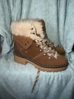 Winter boots Time And Tru Size 7 Women's Hiker Boots Tan Color Alpine laces READ