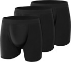 3 Pcs Incontinence Underwear for Men Washable Absorbency Incontinence Protective