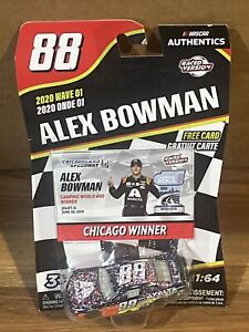 2020 Wave 1 Alex Bowman 2019 Axalta Chicagoland First Win 1/64 NASCAR Authentics