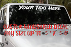 New ListingCustom Vinyl Text Lettering Decal Windshield Banner Truck Car Glass Window Body