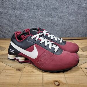 Nike Shox Deliver Men's Sz 10.5 Maroon Black Athletic Running Shoes 317547-610