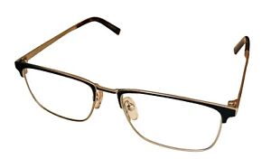 John Varvatos Mens Ophthalmic Eyeglass Soft Rectangle Silver Metal V157  53mm