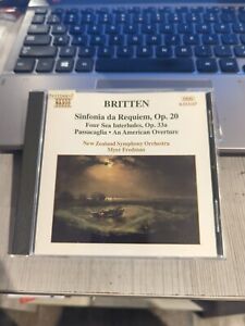 Lot of 4 Britten CD's - Double Concerto, Piano Concerto, Sinfonia Requiem,