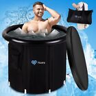 Hicare 30'' Extra Large Ice Bath Tub for Athletes with lid,phone pocket: 120
