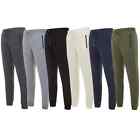 Men's Fleece Lined Slim Fit Casual Tech Jogger Sweatpants W Zipper Pockets S-3XL