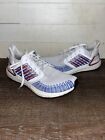 Adidas Men’s Ultraboost 20 USA White Red Blue Running Shoe Sneaker Size 9.5