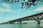Postcard Whangpoo River Bridge China Posted