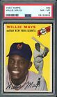 Willie Mays 1954 Topps Baseball New York Giants Card #90 PSA 8 **High-End**