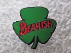 BEAMISH IRISH STOUT SHAMROCK ENAMEL PIN BADGE