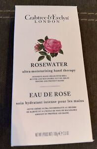 CRABTREE & EVELYN Rosewater Ultra-Moisturizing Hand Therapy 3.5oz new box