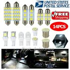 14x Car Interior Package Map Dome License Plate Mixed LED Light Accessories Kits (For: Land Rover LR4)