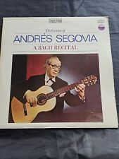 Andres SEGOVIA - “The Genius of Andres Segovia / A Bach Recital” Everest 3261