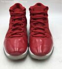 Nike Mens Air Jordan 11 Retro 378037-623 Red Lace Up Basketball Sneakers Size 14