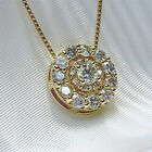 Gorgeous 18k Yellow Gold Plated Necklaces Pendant Women Cubic Zirconia Jewelry