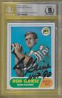 1968 Topps Bob Griese HOF RC Auto Beckett Authentic