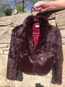 Vintage 70s Rabbit fur jacket, sm-med