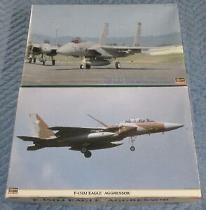 NEW! Lot of TWO (2) 1:48 HASEGAWA F-15 Kits: F-15DJ 09451 & F-15J PT119:07079