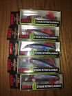 RAPALA X-RAP 08=LOT OF 5 SILVER COLORED FISHING LURES==XR08=SPECIAL PRICE!!!