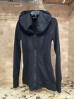Prairie Underground Black Cloak Hoodie Victorian Style Sweat Jacket Size XS