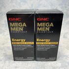 GNC Mega Men Energy One Daily Men's Multi Vitamin 60 Caplets - Lot of 2