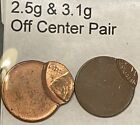 Off Center Penny Mint Error Uncirculated