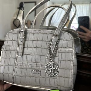 Guess Grey Double Handle Purse
