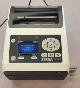 Zebra ZD620 Thermal Label Printer w/ Keys and Power Cord - IN ORIGINAL PACKAGING