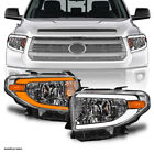 Sequential For 14-21 Tundra Level Adjuster Chrome Projector Headlights+LED Tube (For: 2019 Tundra)