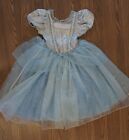 Disney Store Princess Cinderella Blue Toddler Girls Tulle Dress Sz XS