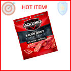 Jack Link's Bacon Jerky, Hickory Smoked, 2.5 oz. Bag - Flavorful Ready to Eat Me