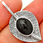 Natural Black Onyx - Brazil 925 Sterling Silver Pendant Jewelry P-1218