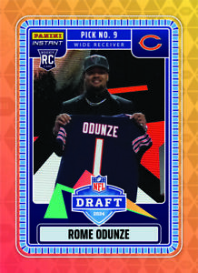2024 Panini Instant #4 Rome Odunze NFL Draft Night #9 Pick RC Bears WR Pre Sale