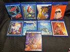 Lot Of 9 Disney Blu-Ray Disc Movies Complete Animated Features