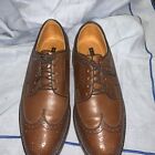 Vintage Florsheim Imperial Light Brown    Wingtip Shoes  8 EEE