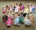 Lot of Seventeen Mattel Barbie Dolls Hasbro Disney fashion Barbie dolls