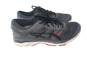 ASICS GEL-Kayano 24 Men's Size 10 Gray Black Running Shoes T749N