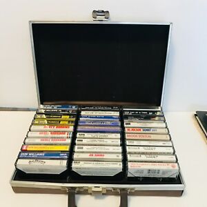 Lot Of 30 Classical Music Cassette Tapes in Nice Vintage Briefcase Case