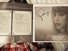 Taylor Swift The Tortured Poets Department Vinyl Signed Insert w Full HEART