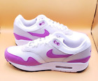 Size 9.5 Nike Air Max 1 Women’s Neutral Grey Fuschia Dream Shoes DZ2628-001
