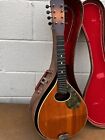 Antique May Bell Brand Flat Back  # 32 Mandolin With Org Case Great Shape