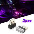 2PCS USB LED Car SUV Interior Light Neon Atmosphere Ambient Lamp Accessories (For: 2008 Honda Accord)