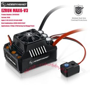 Hobbywing EZRUN MAX6 V3 ESC Speed Controller for RC 1/6 1/7th Touring Car Buggy