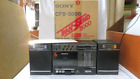 RARE NOS Vintage Sony CFS-3000 Transound FM/AM Cassette Recorder BOOMBOX in Box