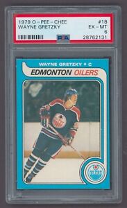 1979 O-Pee-Chee OPC Wayne Gretzky #18 Rookie RC Hockey HOF PSA 6 EX-MT