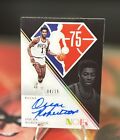 2021-22 Panini Noir Oscar Robertson NBA 75th Auto Autograph #44/75 Bucks