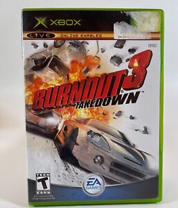 Burnout 3: Takedown (Microsoft Xbox, 2004) CIB Complete with Manual