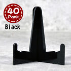 40packs Trading Sports Card Stands Display Cards Holders Assemble black Acrylic