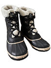 JBU Womens Boots Size 8.5 Lizzy  Waterproof Fleece Lace Up Rubber Snow Boot